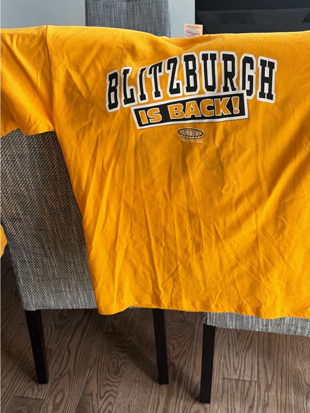 BLITZBURGH Is Back! NFL Yellow Graphic Men’s Long-Sleeve Shirt